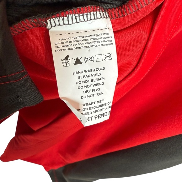 Majestic Tampa Bay Buccaneers Women’s 2XL Red NFL Jersey Lace-Up Game Day Casual - Picture 6 of 7